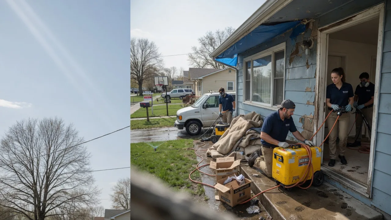 Basement Flood Cleanup in Cloverport, KY near me
